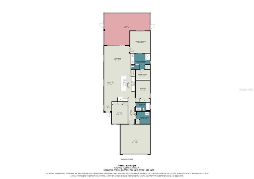 2D floor plan layout of this home in , Sarasota, FL (Image 5). 2D floor plan layout of this home in , Sarasota, FL (Image 5).