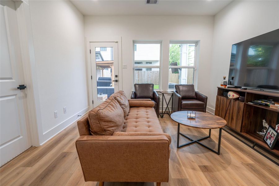 Furnished interior view inside a new home in , Houston (Image 9). Furnished interior view inside a new home in , Houston (Image 9).