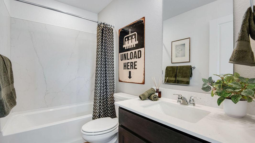 Furnished interior view inside a new home in Ellston Park, Colorado Springs (Image 22).