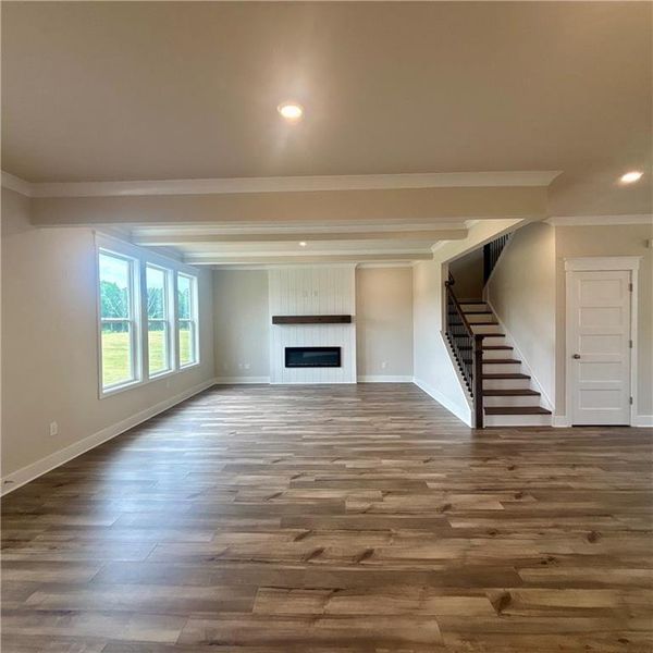 Spacious, unfurnished interior of a new home in Rosewood Lake Estates, Hoschton (Image 13). Spacious, unfurnished interior of a new home in Rosewood Lake Estates, Hoschton (Image 13).