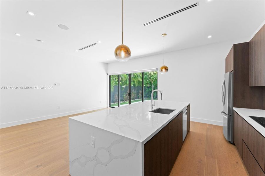 Furnished interior view inside a new home in , Miami (Image 3). Furnished interior view inside a new home in , Miami (Image 3).