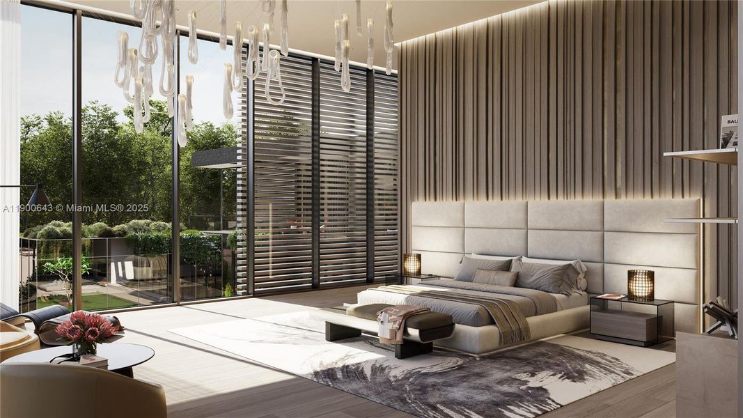 Furnished interior view inside a new home in , Davie (Image 37).