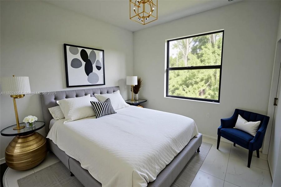 Furnished interior view inside a new home in , Labelle (Image 8).
