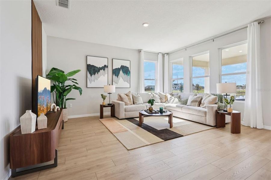 Furnished interior view inside a new home in Hawthorne Ranch, Lakeland (Image 8).