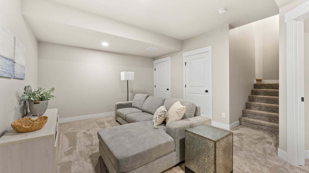 Optional Finished Basement - Not Actual Home - Finishes May Vary