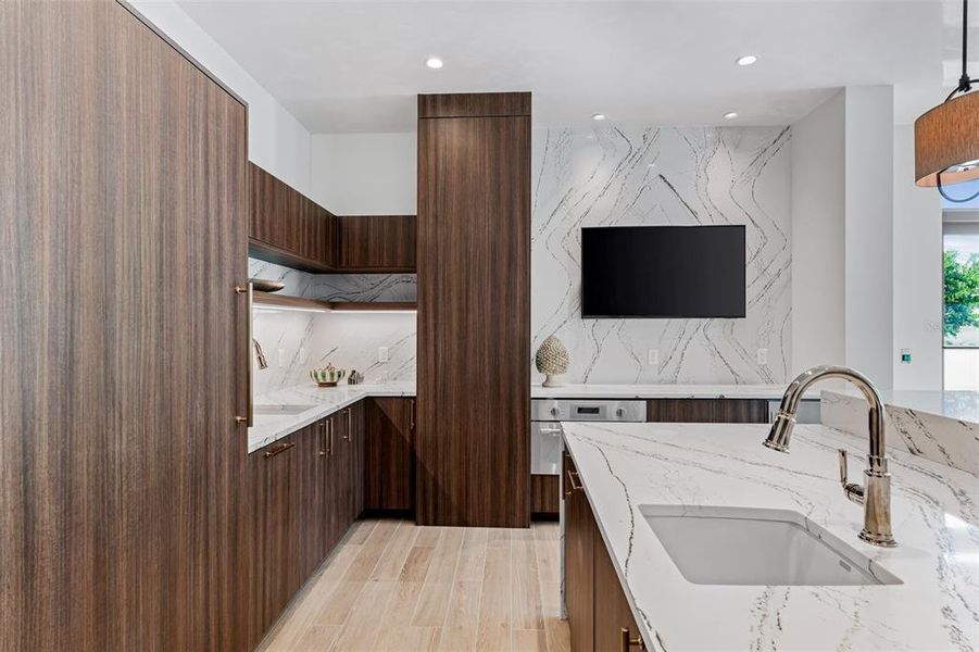 Furnished interior view inside a new home in , St. Petersburg (Image 12).