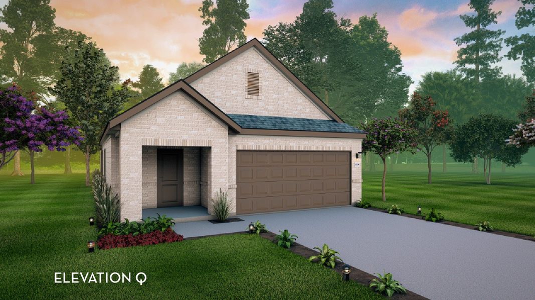 Representative exterior photo of a completed home built from the Pecan by CastleRock Communities in Westridge, McKinney, TX (Image 1). Representative exterior photo of a completed home built from the Pecan by CastleRock Communities in Westridge, McKinney, TX (Image 1).