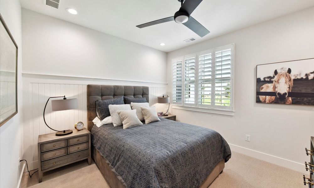 Furnished interior view inside a new home in Stephens Farm, Huntersville (Image 26). Furnished interior view inside a new home in Stephens Farm, Huntersville (Image 26).