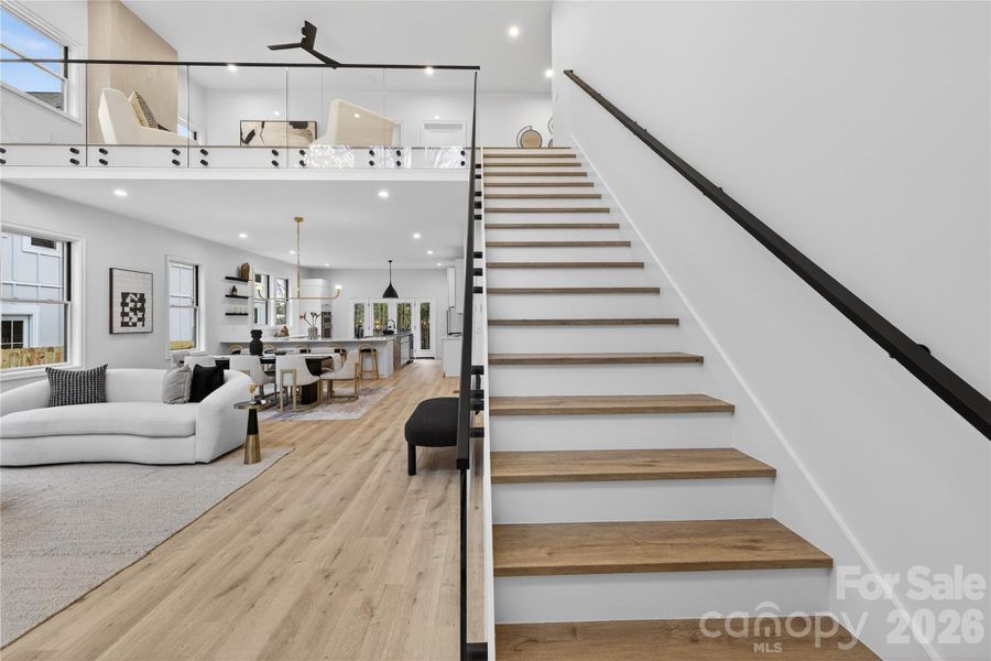 Furnished interior view inside a new home in , Charlotte (Image 5).