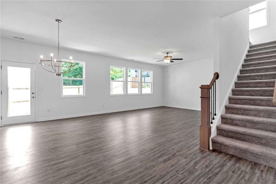 Spacious, unfurnished interior of a new home in , Fairburn (Image 22). Spacious, unfurnished interior of a new home in , Fairburn (Image 22).
