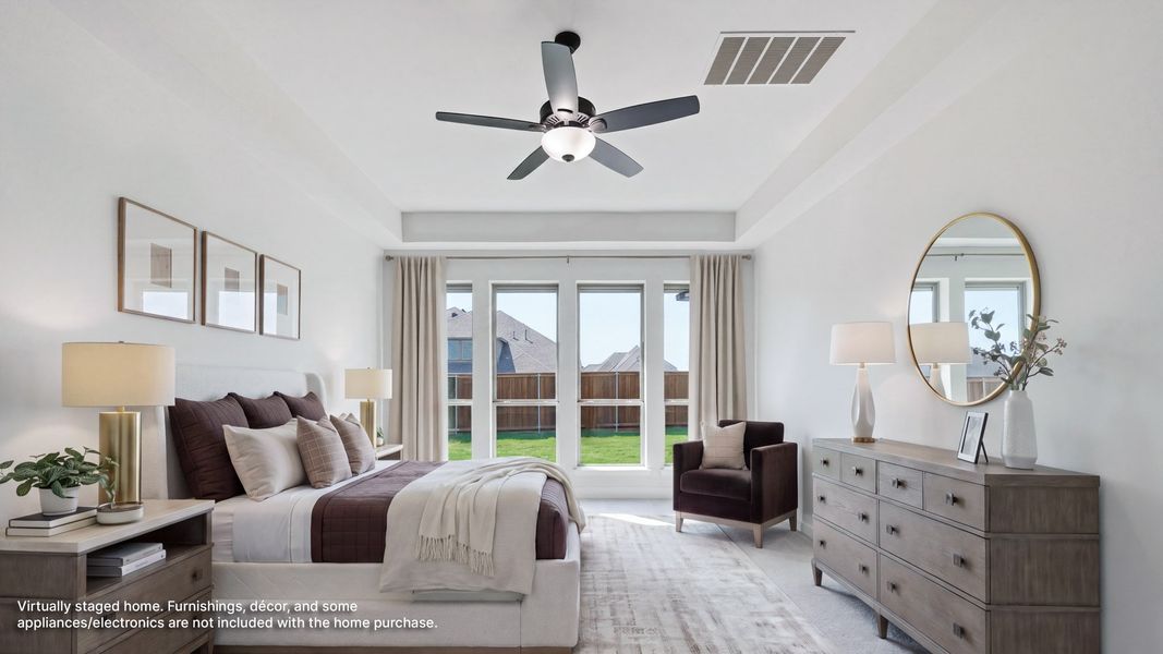 Furnished interior view inside a new home in Myrtle Creek, Waxahachie (Image 8).