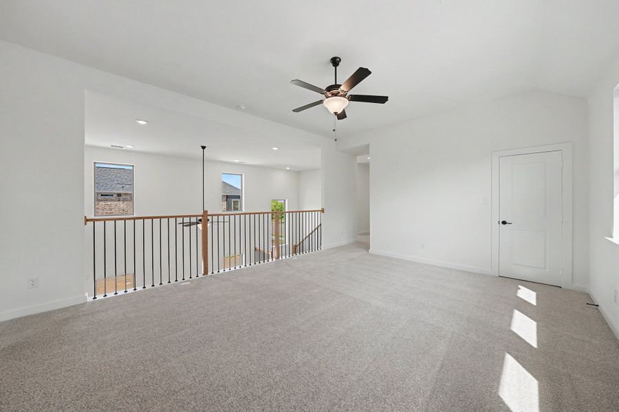 Spacious, unfurnished interior of a new home in Light Farms Brenham - 40' Lots, Celina (Image 31).