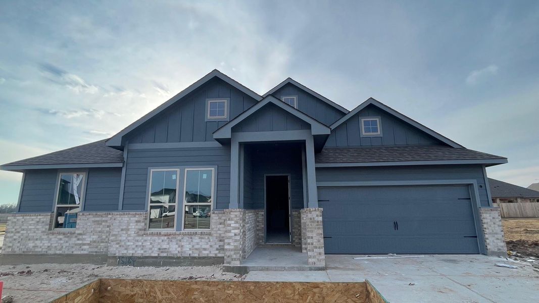 In-progress construction of a new home in Wellborn Settlement, College Station, TX (Image 22).