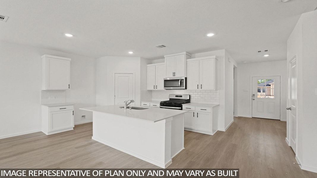 Furnished interior view inside a new home in Grand Pines, Magnolia (Image 3).