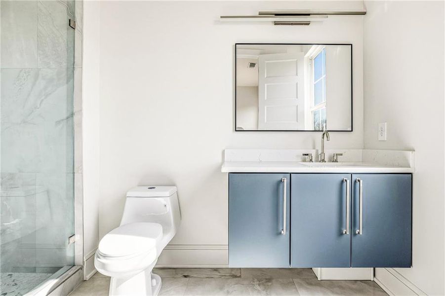 Furnished interior view inside a new home in , Atlanta (Image 27).