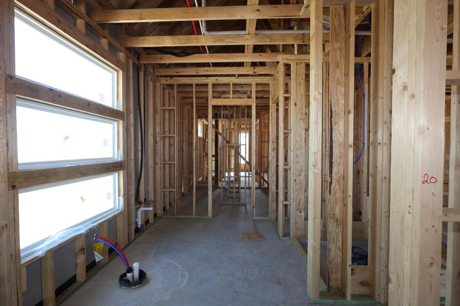 In-progress construction of a new home in Dunham Pointe, Cypress, TX (Image 17).