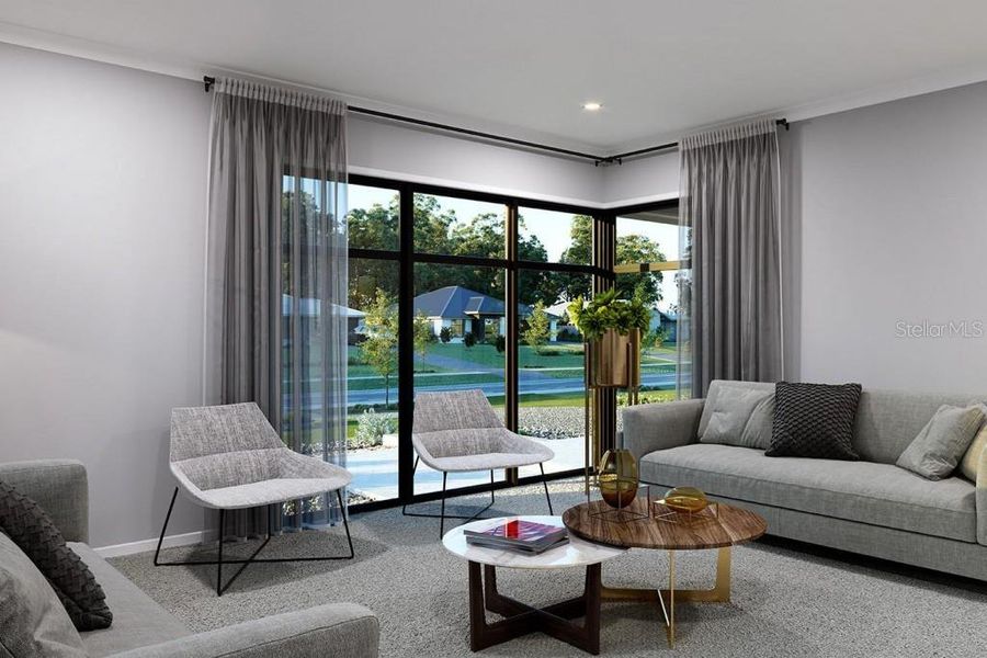 Furnished interior view inside a new home in , Myakka City (Image 6).