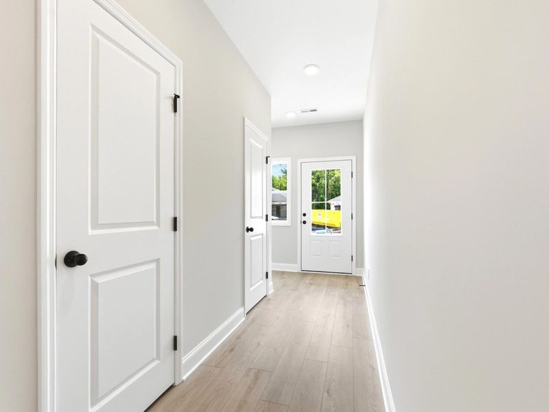 Representative unfurnished interior of a home built from the The Russell A by Davidson Homes LLC in Bailey Park, Fayetteville (Image 19). Representative unfurnished interior of a home built from the The Russell A by Davidson Homes LLC in Bailey Park, Fayetteville (Image 19).