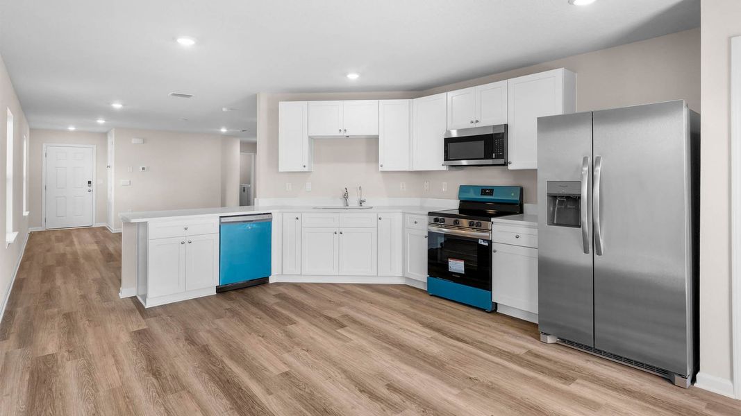 Furnished interior view inside a new home in Park Place, Panama City (Image 6). Furnished interior view inside a new home in Park Place, Panama City (Image 6).