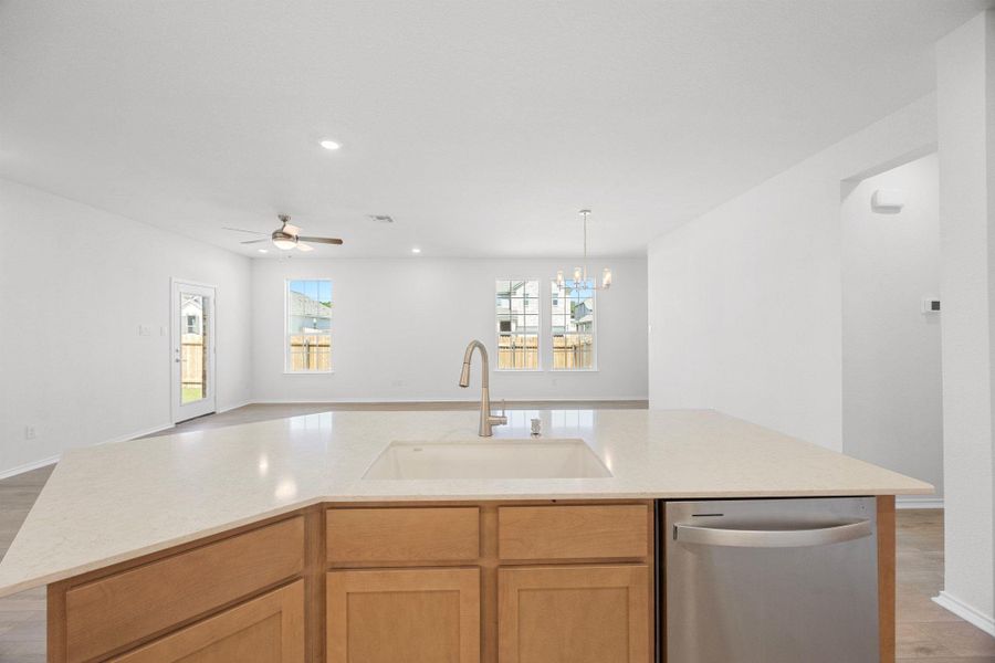Furnished interior view inside a new home in Retreat at San Gabriel, Georgetown (Image 6). Furnished interior view inside a new home in Retreat at San Gabriel, Georgetown (Image 6).