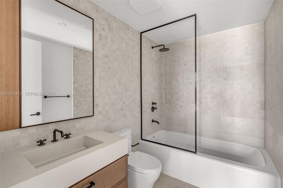 Furnished interior view inside a new home in , Miami (Image 5).