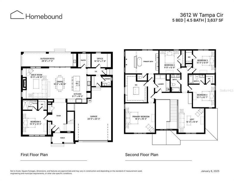 2D floor plan layout of this home in , Tampa, FL (Image 2). 2D floor plan layout of this home in , Tampa, FL (Image 2).