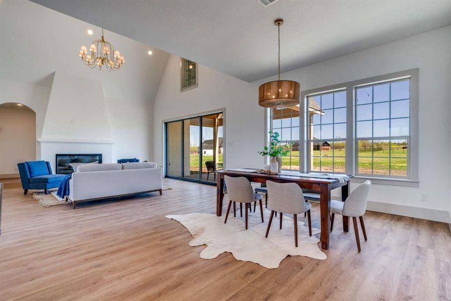 Furnished interior view inside a new home in , Joshua (Image 10).