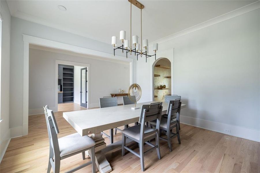 Furnished interior view inside a new home in , Buford (Image 13).
