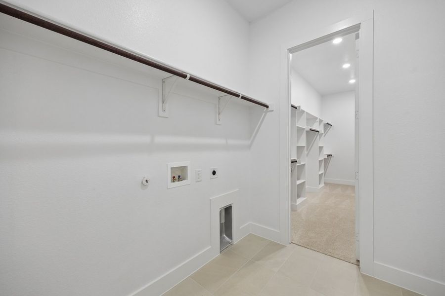 Spacious, unfurnished interior of a new home in Coppenger Place, Godley (Image 22).