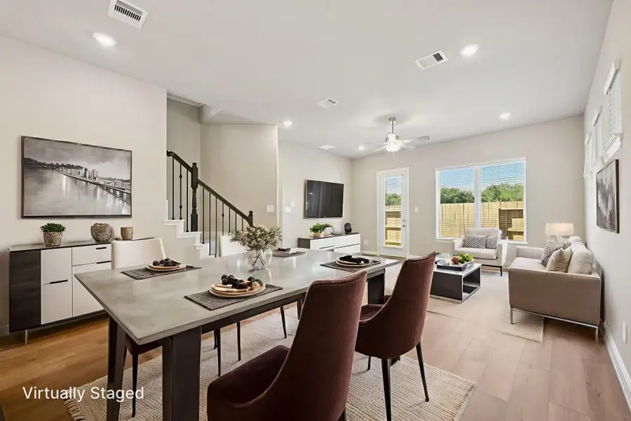 Furnished interior view inside a new home in , Atascocita (Image 5).