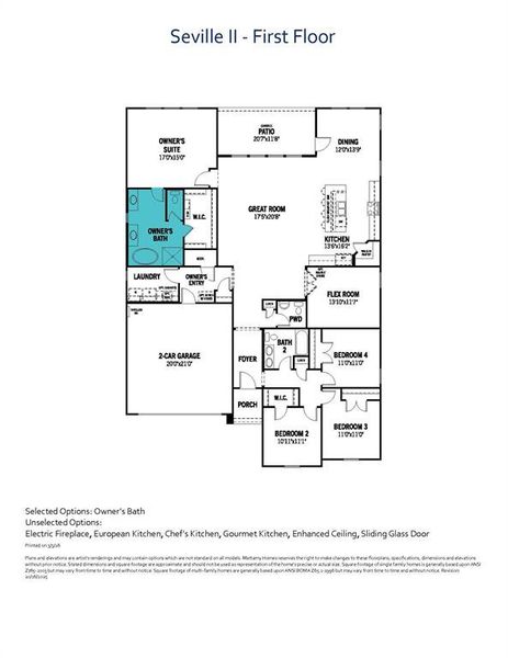 Seville II - Floor Plan