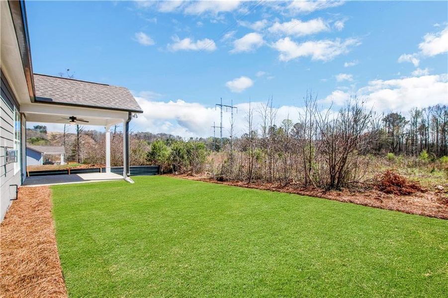 Exterior details and patio area of a home in Marble Tree, Ball Ground (Image 4). Exterior details and patio area of a home in Marble Tree, Ball Ground (Image 4).