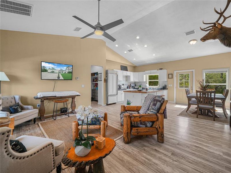Furnished interior view inside a new home in , Sebring (Image 7).