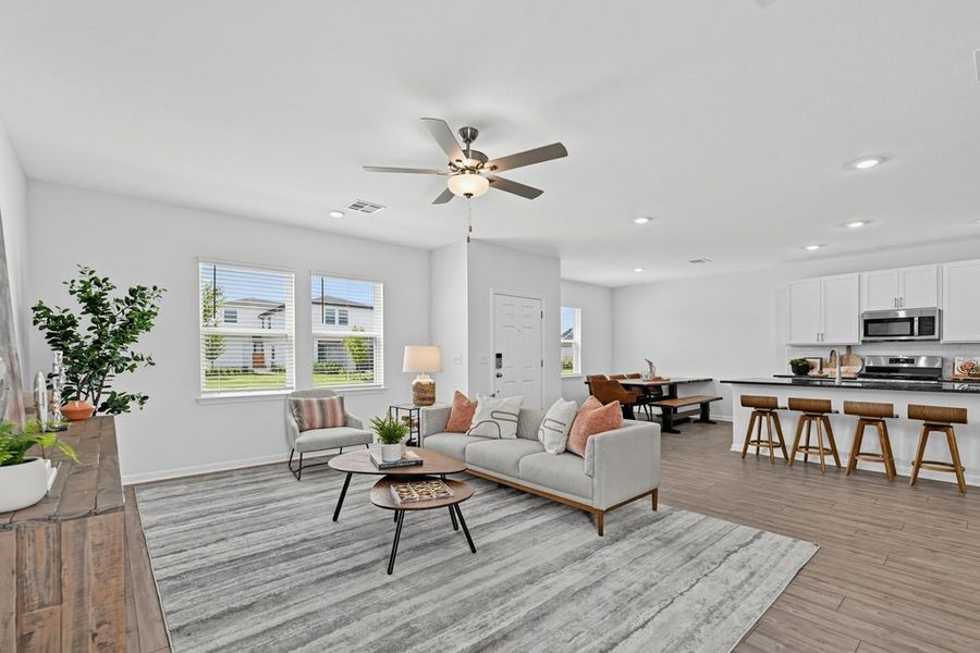 Representative furnished interior of a home built from the Grouse by Taylor Morrison in Emory Crossing, Hutto (Image 6).