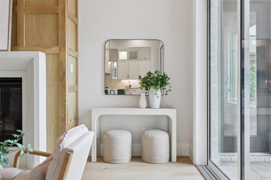 Furnished interior view inside a new home in , Dallas (Image 8).