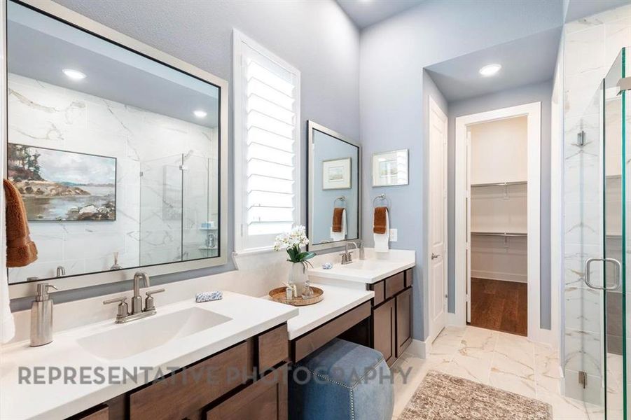 Furnished interior view inside a new home in Tavolo Park, Fort Worth (Image 22).