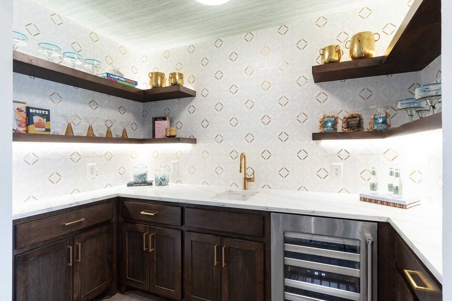 Representative Game Room Kitchen - some options shown