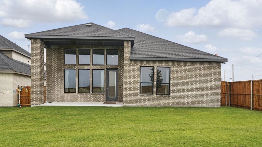 Representative exterior photo of a completed home built from the LARIAT by D.R. Horton in Clearview Ranch, Royse City, TX (Image 22). Representative exterior photo of a completed home built from the LARIAT by D.R. Horton in Clearview Ranch, Royse City, TX (Image 22).