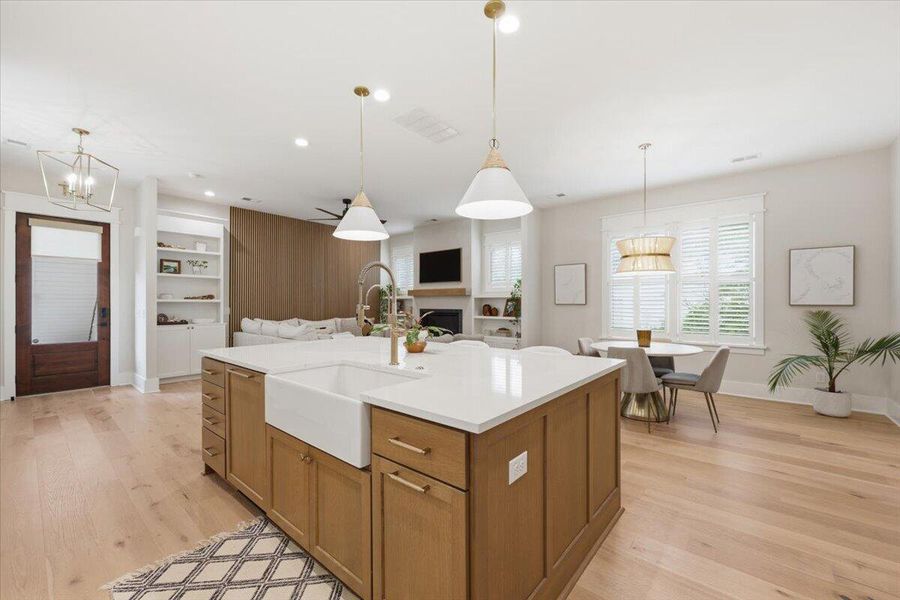 Furnished interior view inside a new home in , Charleston (Image 15).