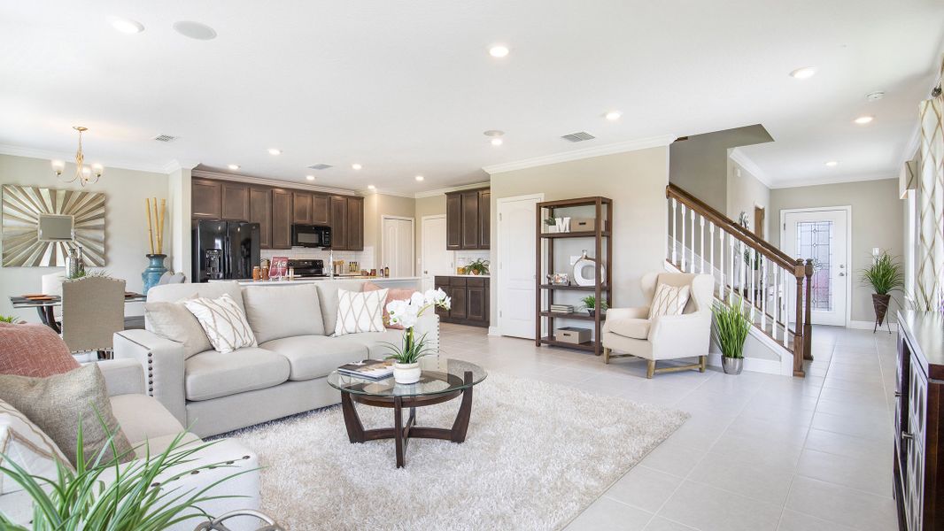 Representative furnished interior of a home built from the Glendale by Maronda Homes in Coastal Communities, Edgewater (Image 6). Representative furnished interior of a home built from the Glendale by Maronda Homes in Coastal Communities, Edgewater (Image 6).