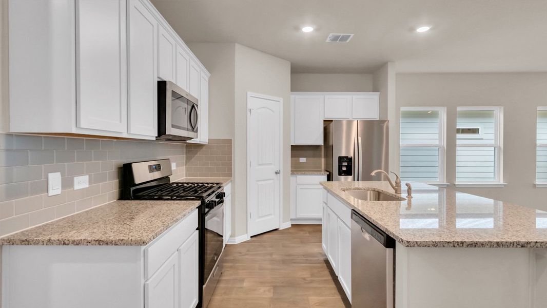 Furnished interior view inside a new home in Carillon, Manor (Image 3). Furnished interior view inside a new home in Carillon, Manor (Image 3).