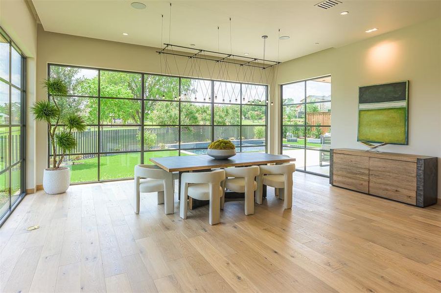 Furnished interior view inside a new home in , Southlake (Image 30).
