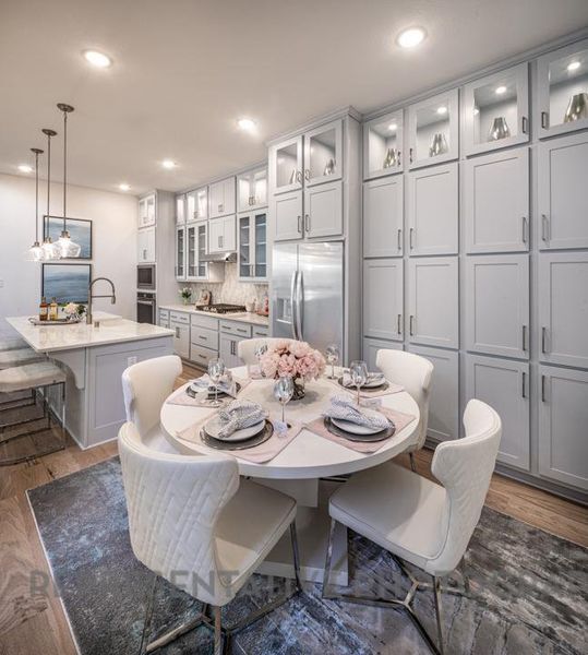 Furnished interior view inside a new home in Bridgeland Central: The Villas, Cypress (Image 18). Furnished interior view inside a new home in Bridgeland Central: The Villas, Cypress (Image 18).