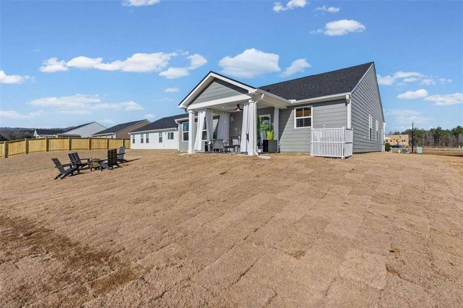 Exterior details and patio area of a home in , Rome (Image 4). Exterior details and patio area of a home in , Rome (Image 4).