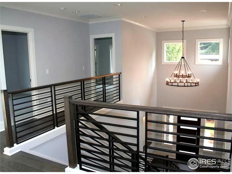 Entry Stair (Concept only, plan and picture from House Designers, home not built)
