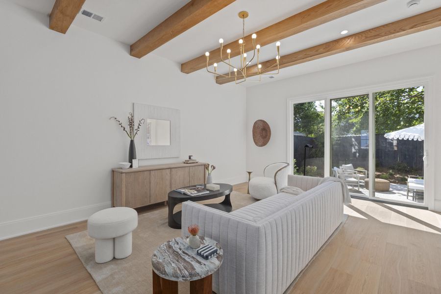 Furnished interior view inside a new home in , Charleston (Image 5). Furnished interior view inside a new home in , Charleston (Image 5).