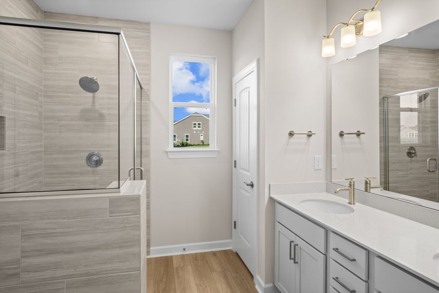 Furnished interior view inside a new home in Bridgewater - Shorehaven Village, Little River (Image 8). Furnished interior view inside a new home in Bridgewater - Shorehaven Village, Little River (Image 8).