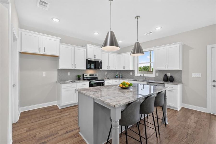 Furnished interior view inside a new home in , Buford (Image 14).