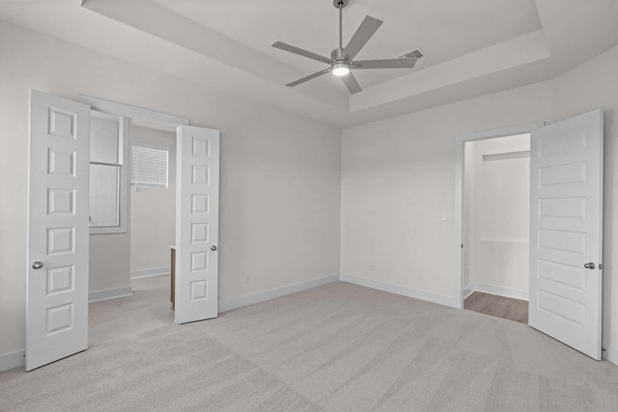 Representative unfurnished interior of a home built from the Maddie by Chesmar Homes in Stillwater Ranch, San Antonio (Image 10).