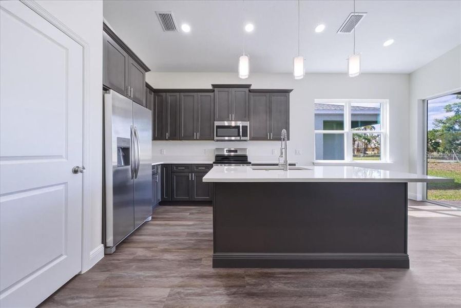 Furnished interior view inside a new home in , Orlando (Image 13). Furnished interior view inside a new home in , Orlando (Image 13).